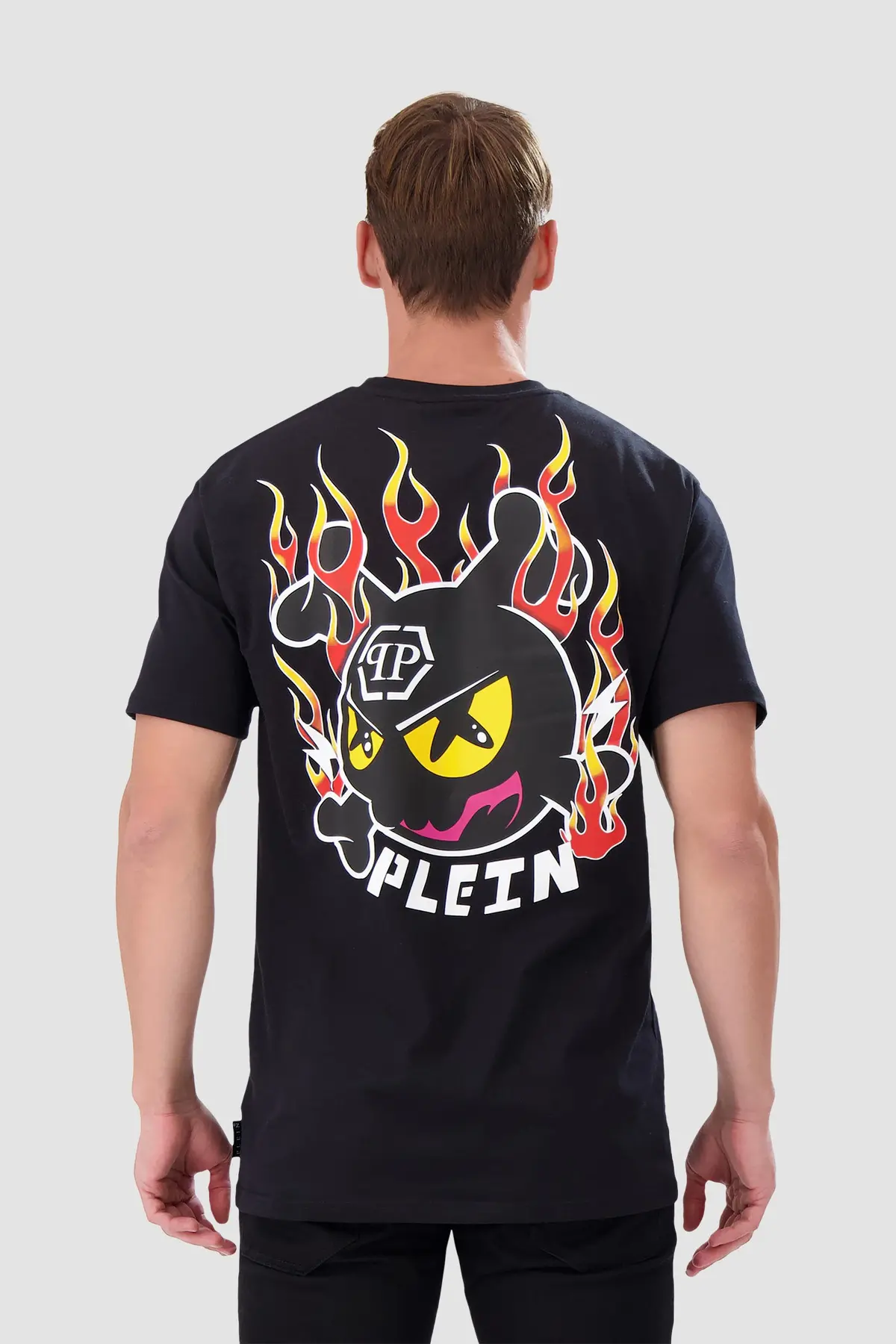 Philipp Plein Black Round Neck Ss T-Shirt 5