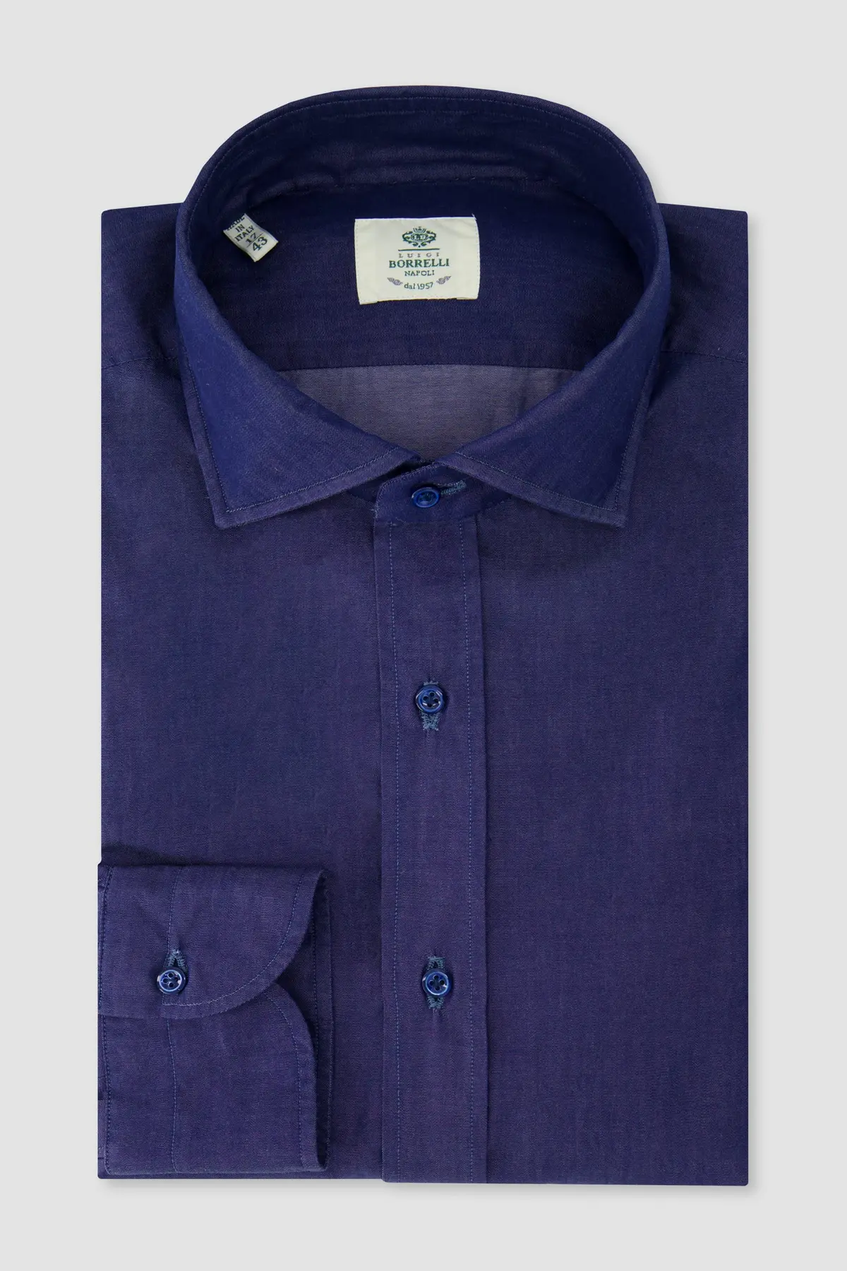 Luigi Borrelli Denim Shirt 1