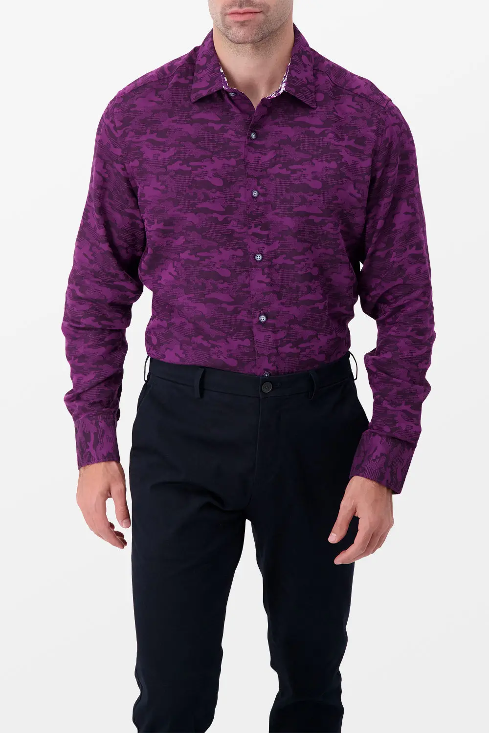 Robert Graham Purple Glory Days Shirt 1