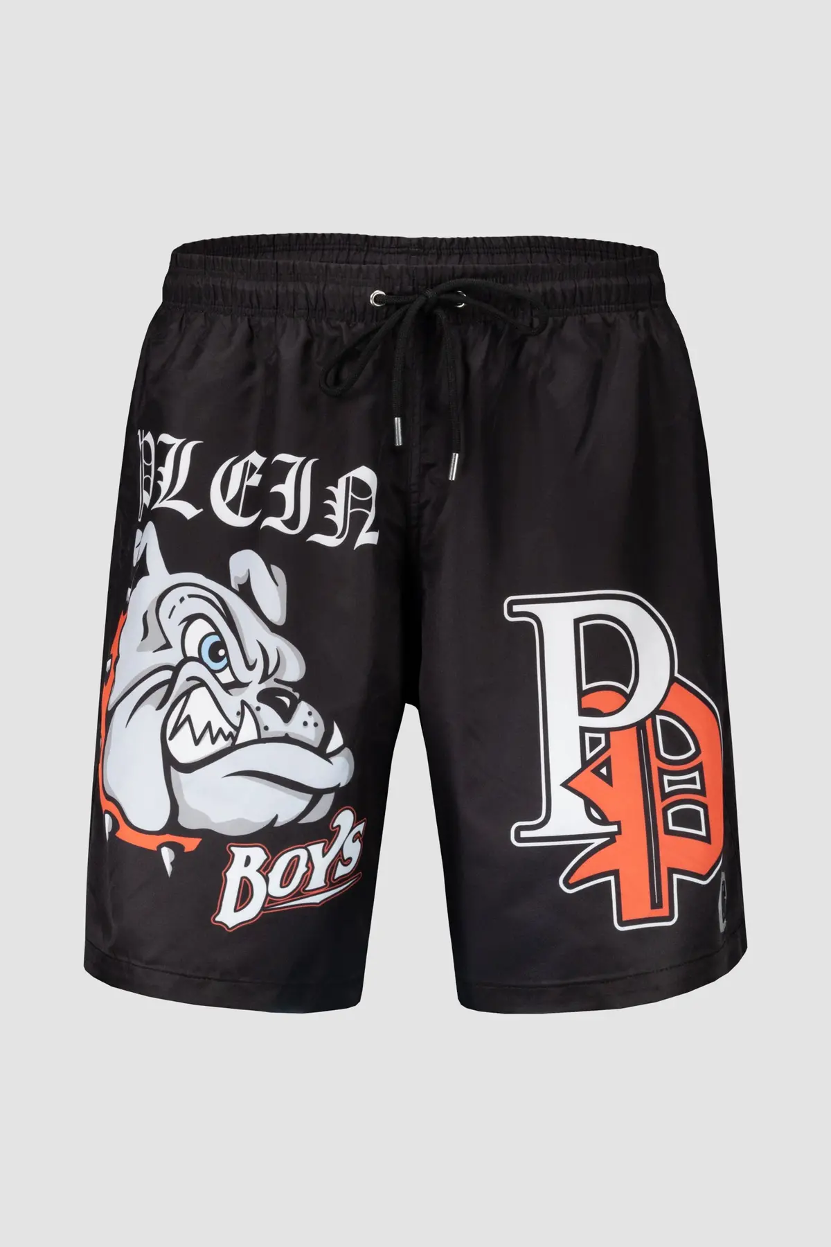 Philipp Plein Black Bulldogs Swim Trunks 1