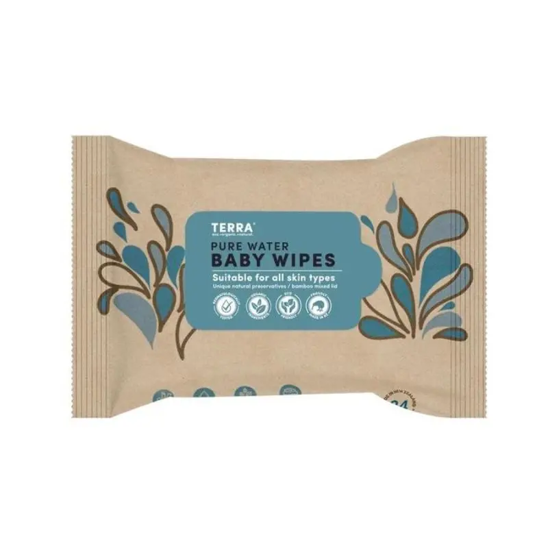 Pure New Zealand Water Baby Wipes - 24 Pack 1