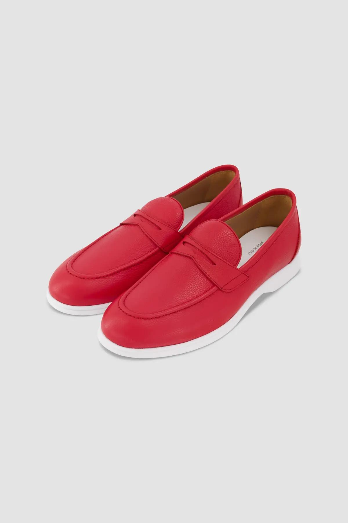 Kiton Red Loafers 1
