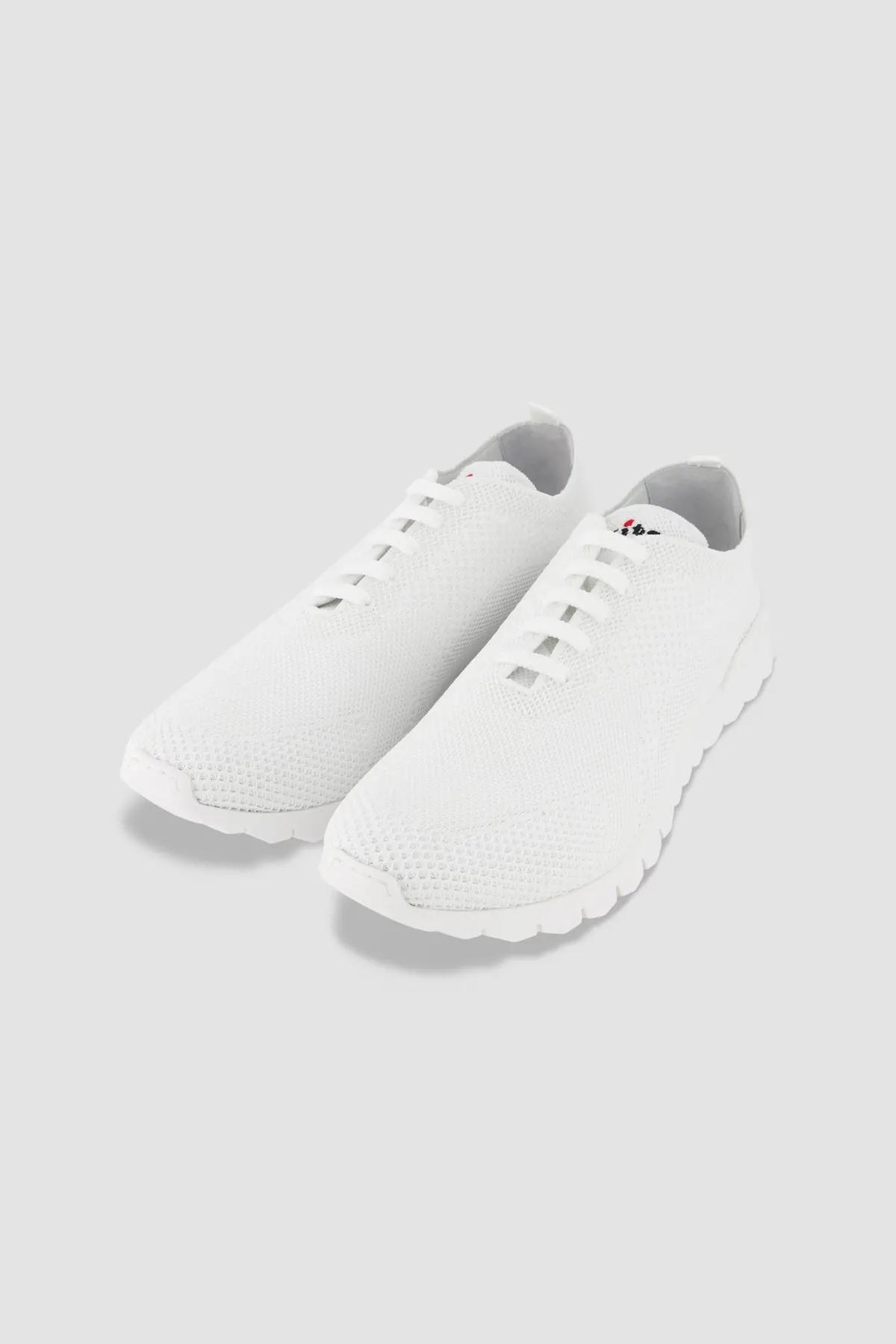 Kiton White Knit Sneakers 1