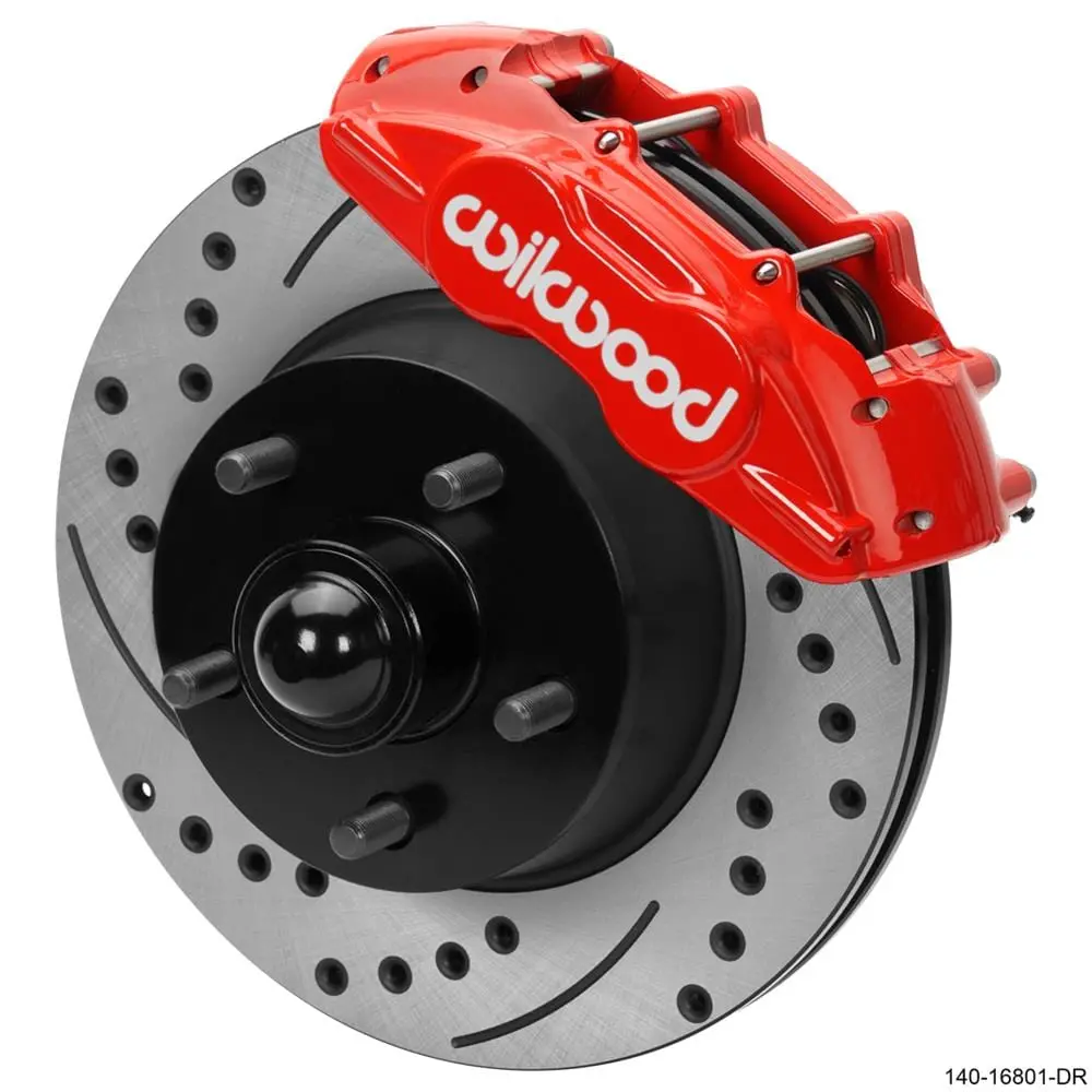Wilwood 140-16801-Dr Classic D11 Front Brake Kit – Cast Iron Calipers, 11" Rotor 1