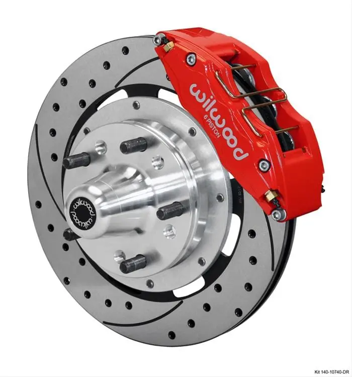 Wilwood 140-10740-Dr Dynapro 6 Front Big Brake Kit – Forged Calipers, 13" Rotor 1