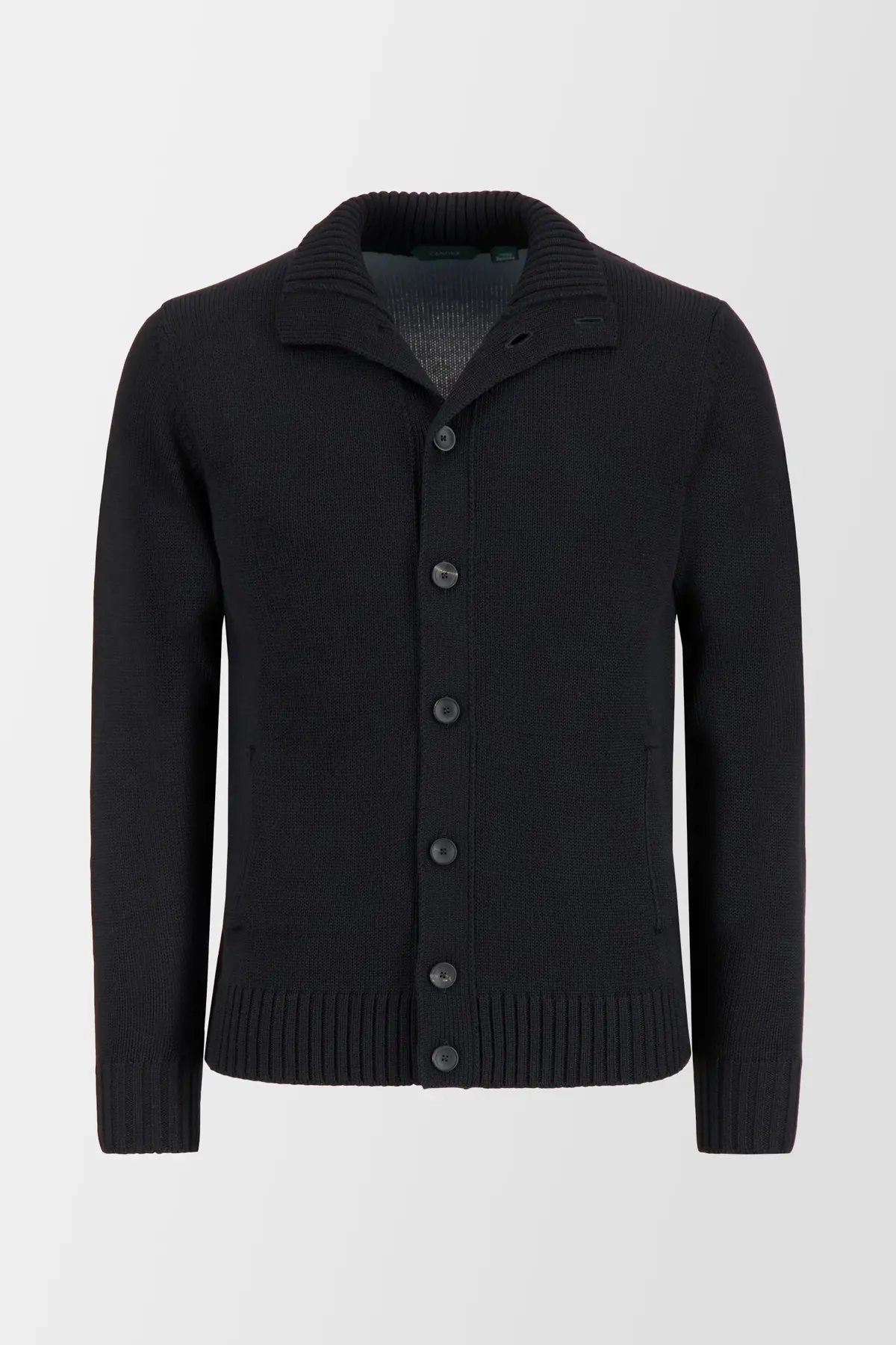 Zanone Black Chioto Mock Neck Sweater 1