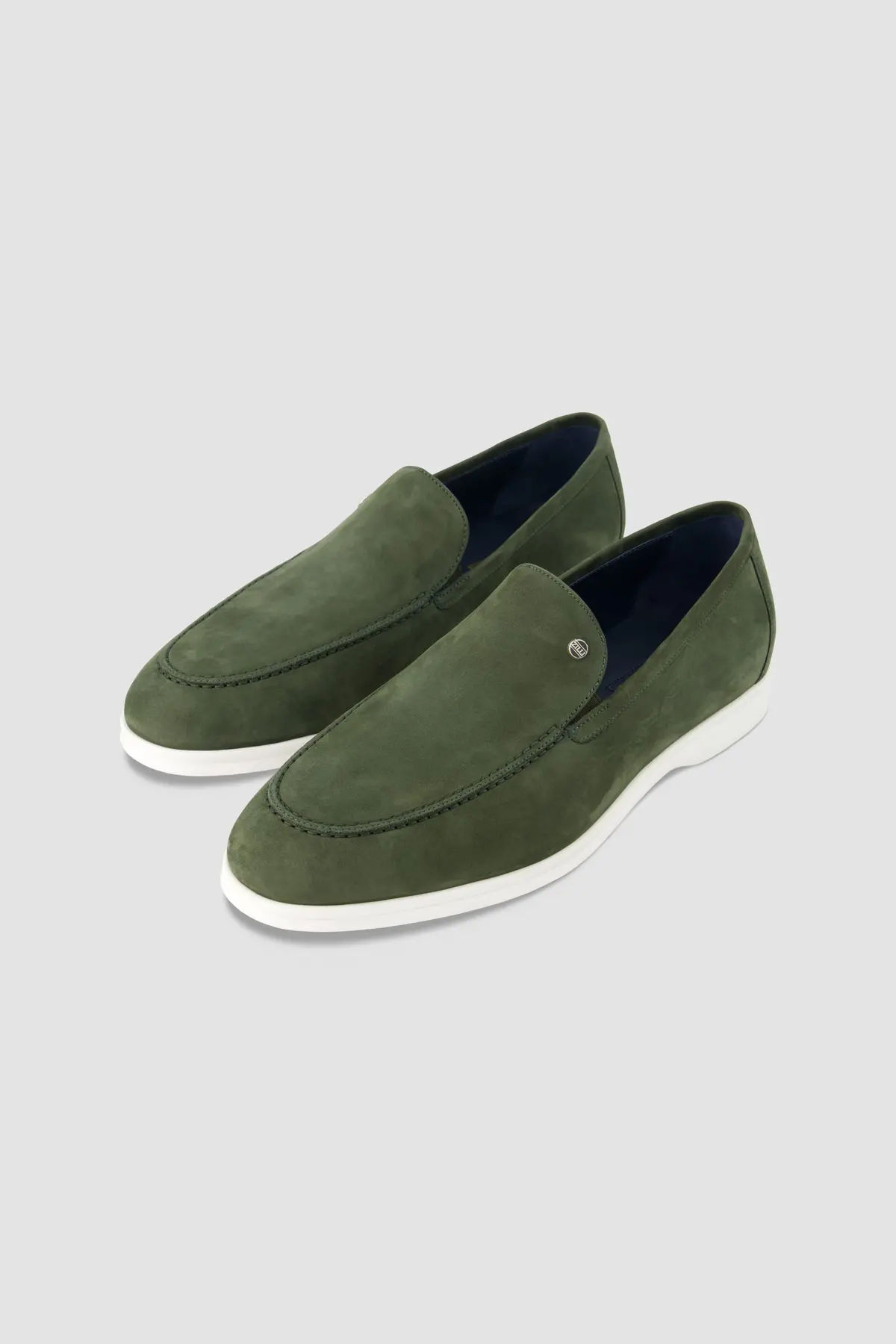 Zilli Green Suede Calfskin Loafers 1