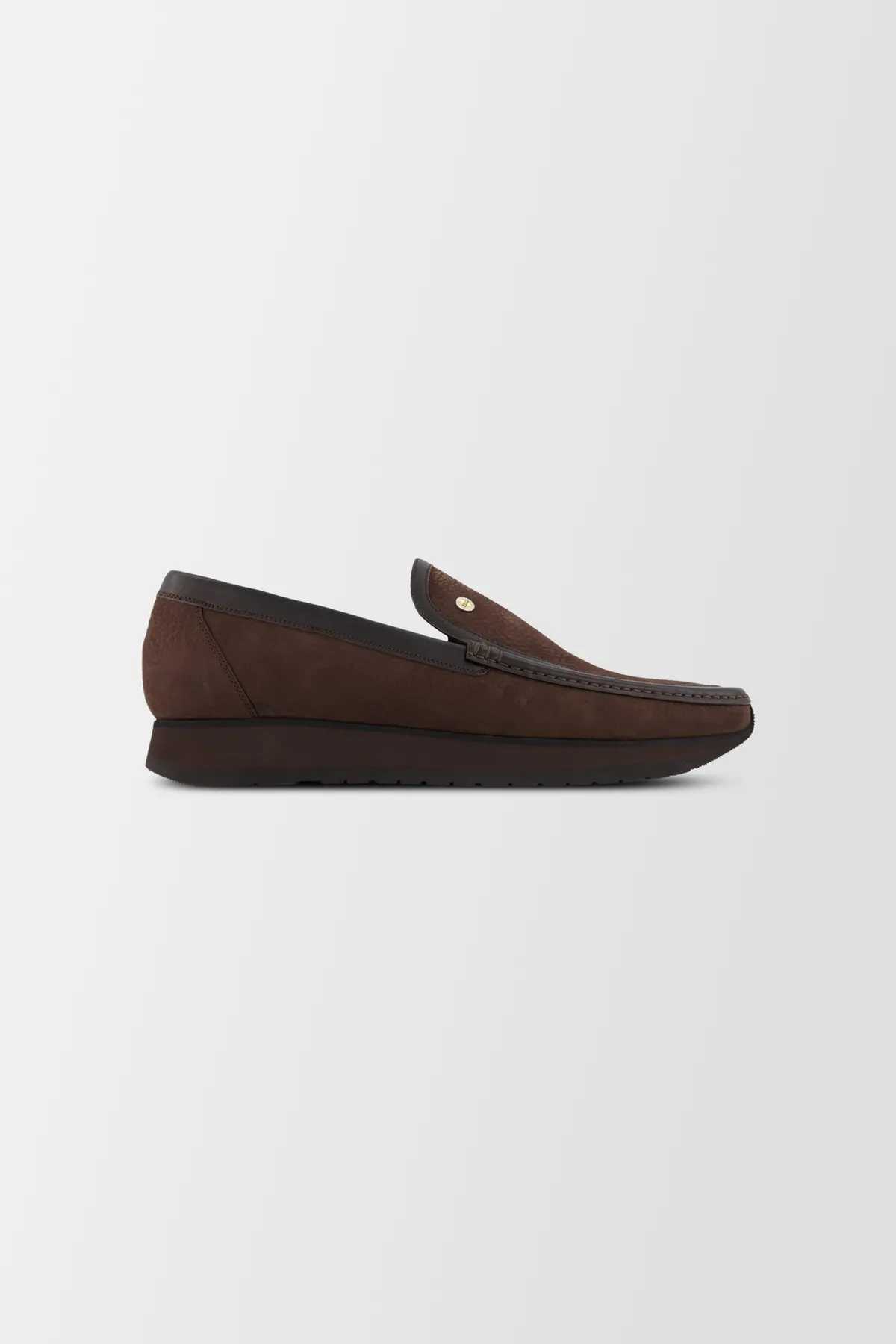 Zilli Graine Brown Nubuck Loafers 3