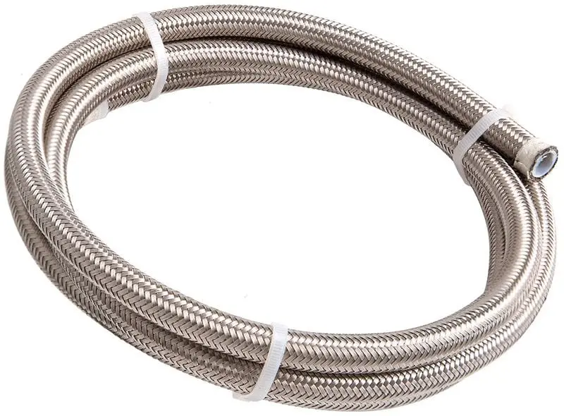 Af800-06-3M Nylon-Reinforced Stainless Steel A/C Hose – #6 Size, 3-Meter Length 1