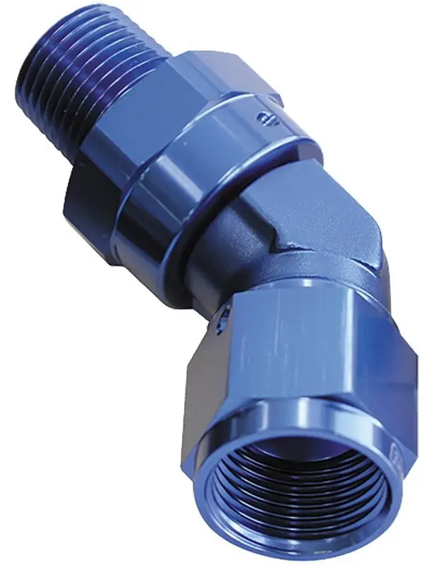 Af919-10-06 45° Npt To -10An Swivel Adapter Fitting 1