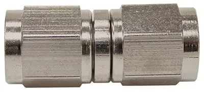 Straight Female Swivel Coupler Fitting, -3An Size, Stainless Steel 1