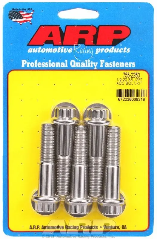 Stainless Steel 12-Point Bolt Kit (5-Pack) – Ar755-2250 1