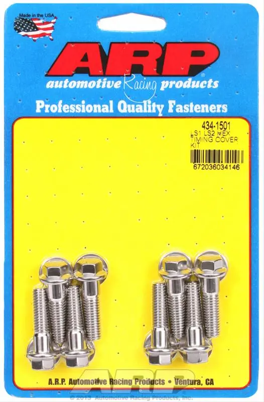 Arp 434-1501 Timing Cover Bolt Kit For Small-Block Chevrolet 1