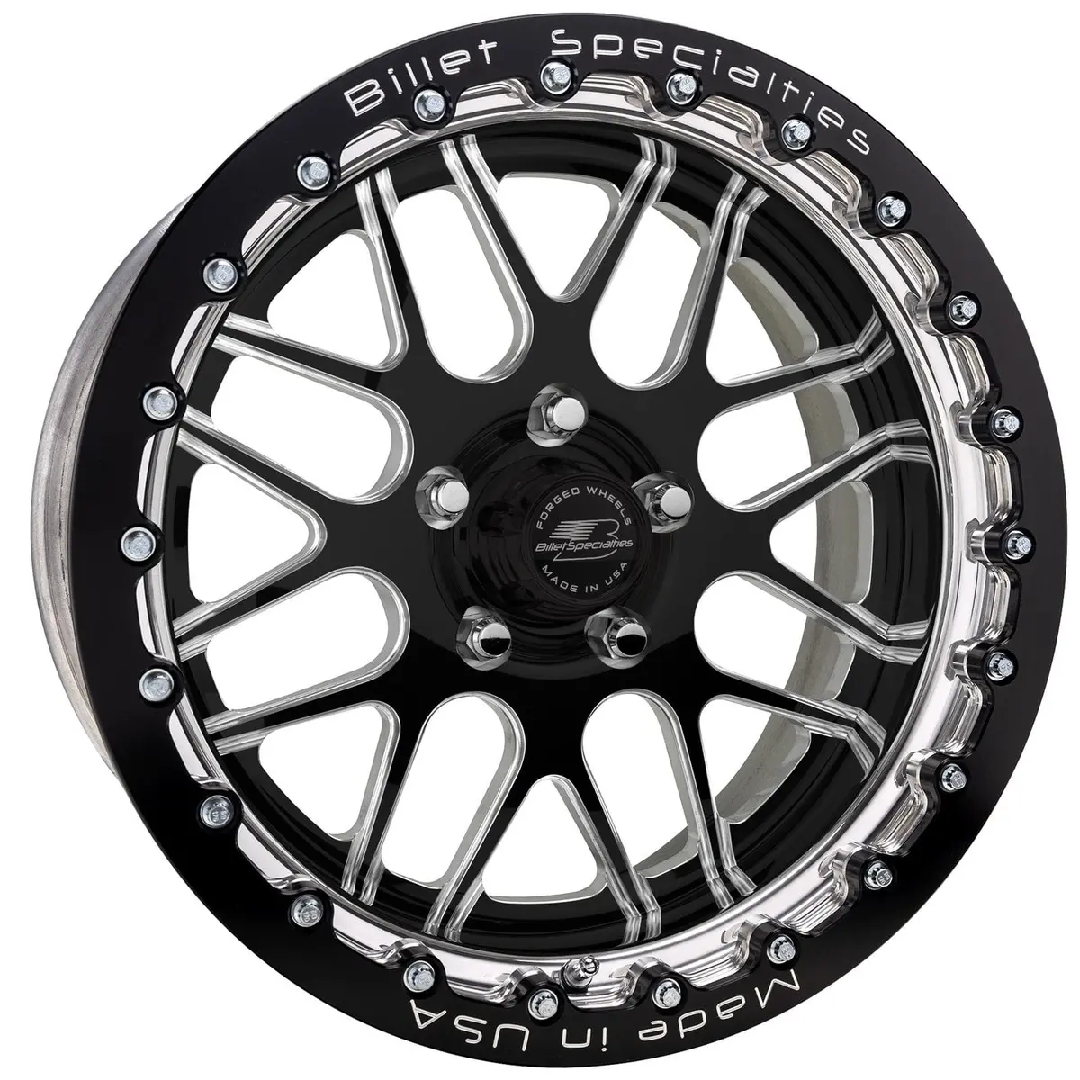 Billet Specialties Amc45 Lonestar Single Beadlock Wheel – Black Satin Finish (Amcb45Sb510) 1