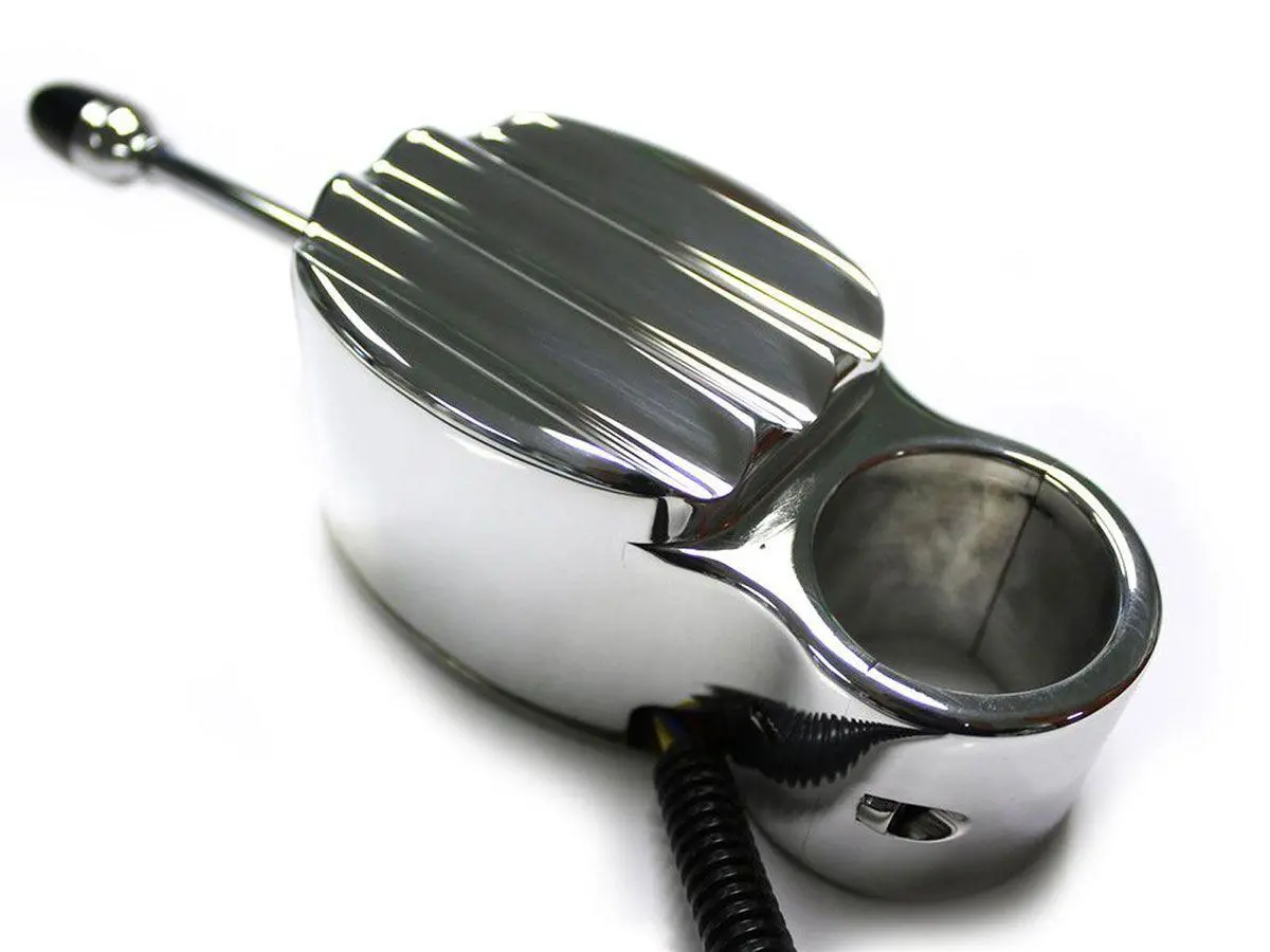 Polished Aluminum Finned Turn Signal Light - Lwts112 1