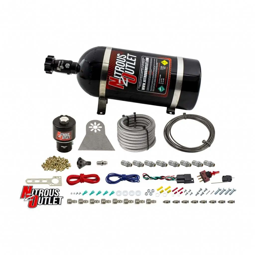 Nitrous Outlet Dry Nitrous System Kit – 10 Lb Capacity, Part #00-10481-T-Pf-Dry-10 1