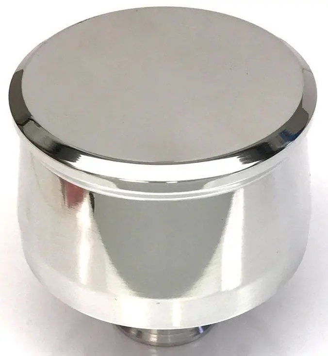 Chrome Aluminum Push-In Crankcase Breather With 1" Neck (Rpcr6001C) 1