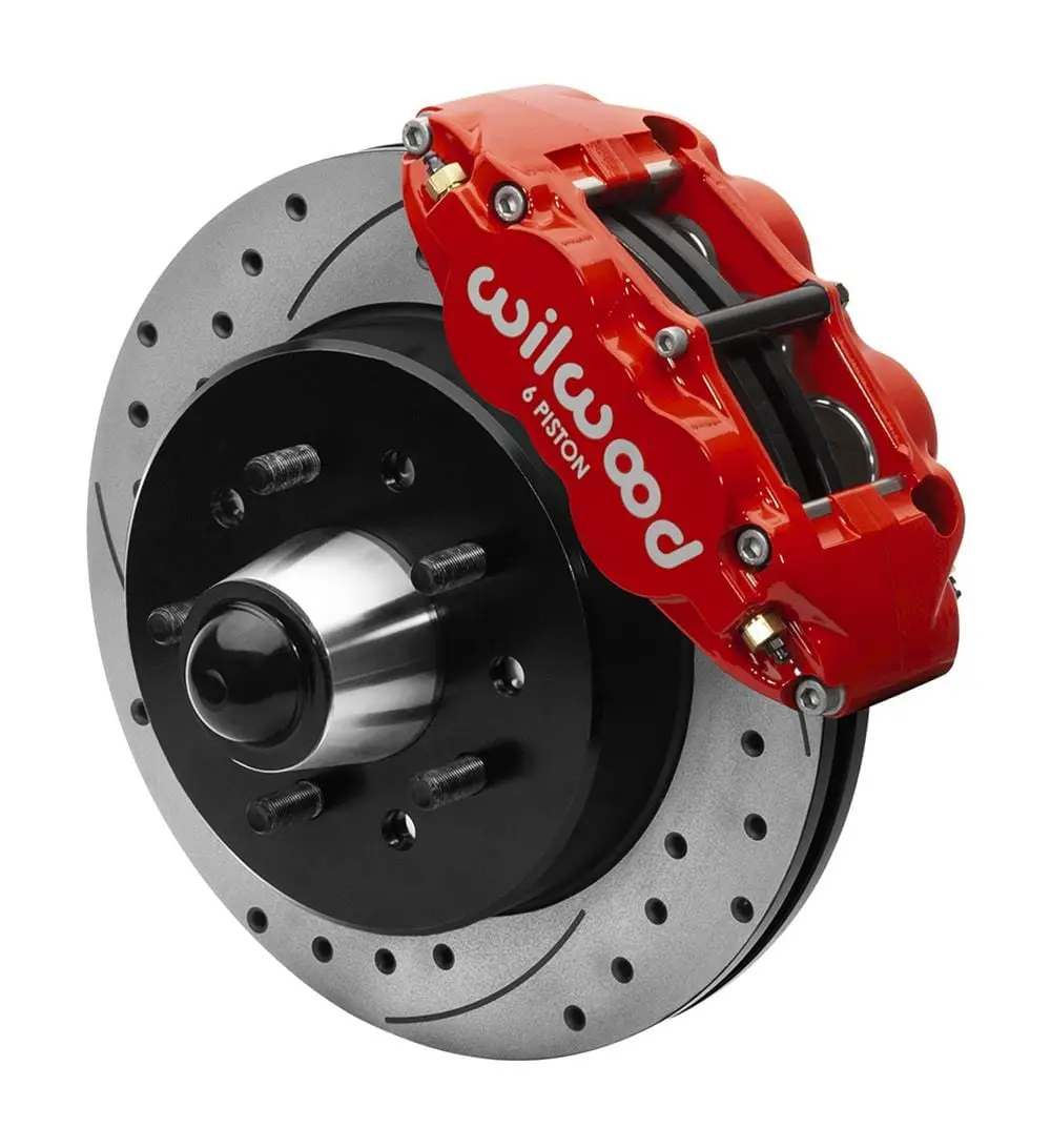 Wilwood 140-15948-Dr Forged Superlite 6R Front Big Brake Kit – Narrow Caliper Design 1